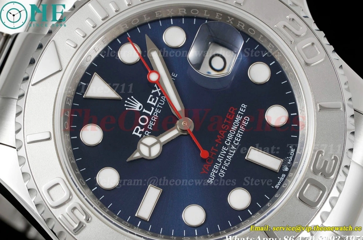 126622 40mm Blue Dot SS Yacht-Master A2836 SS GSF 0218
